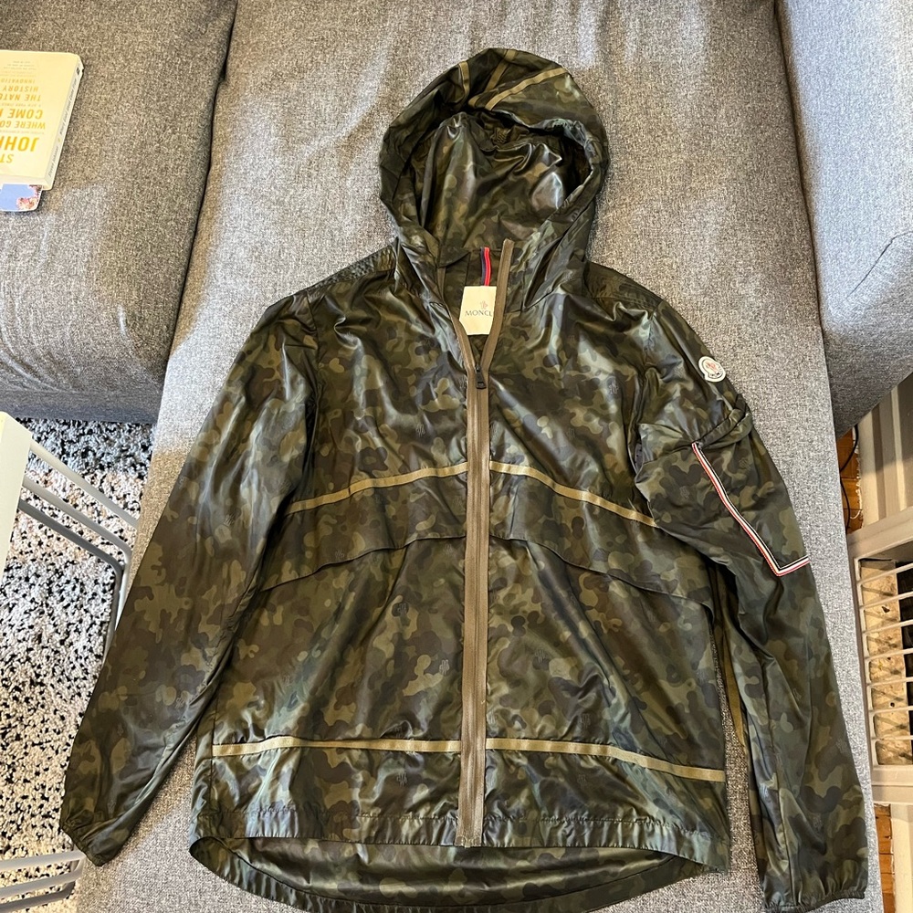Moncler Camouflage Hooded Windbreaker